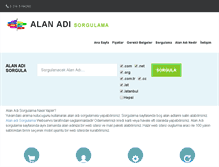 Tablet Screenshot of alanadisorgulama.gen.tr